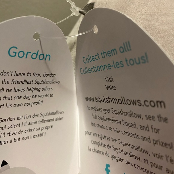 Squishmallows Gordon Black Tipped Fin Shark 12” - Picture 2 of 5